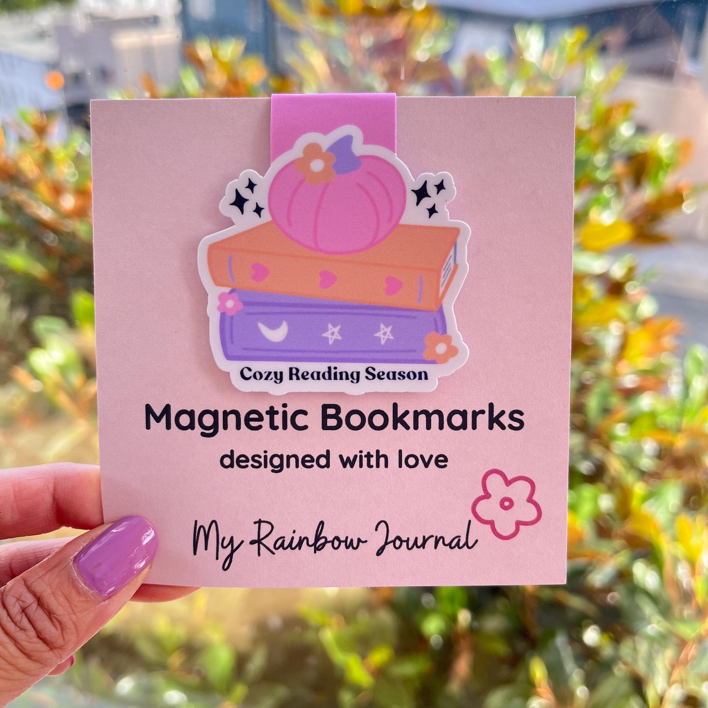 Cozy Reading Season Bookmark