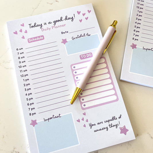 Today is a good day daily planner pad