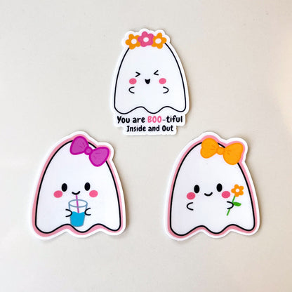 All 3 ghost stickers