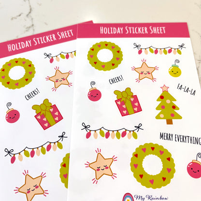 Merry Everything Holiday Sticker Sheet