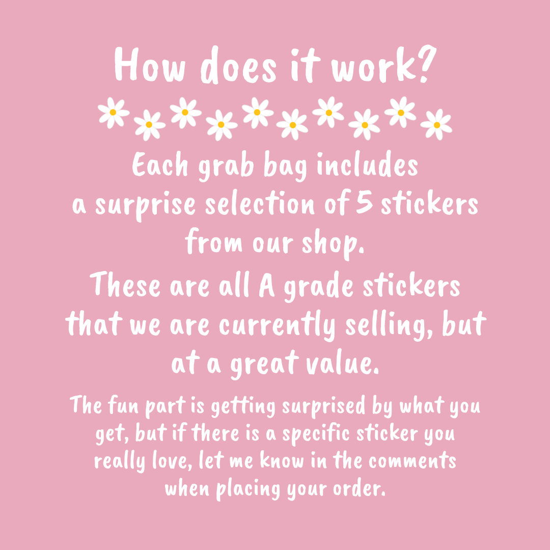 Details about the Mystery Sticker Grab Bag