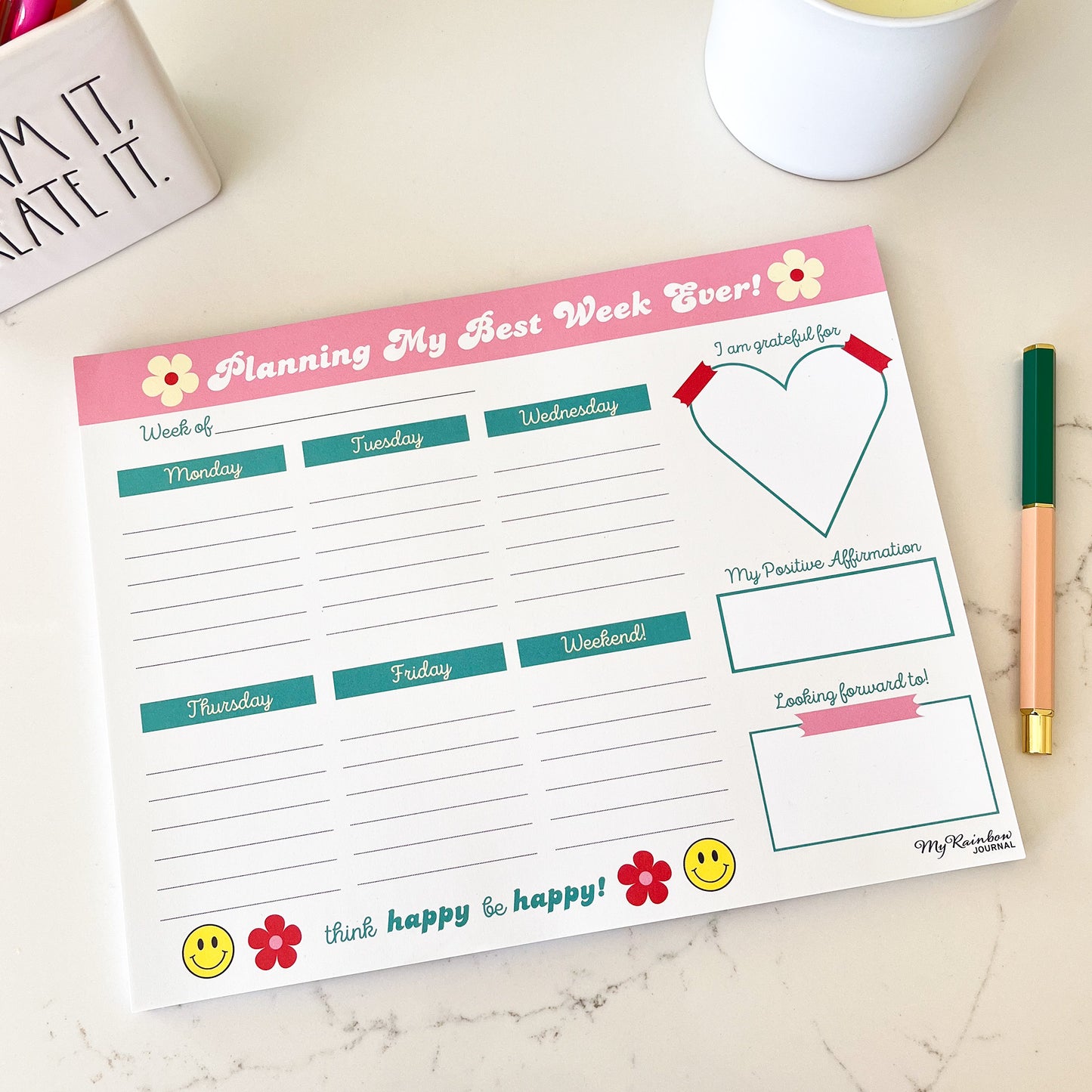 Best Week Ever Planner Pad