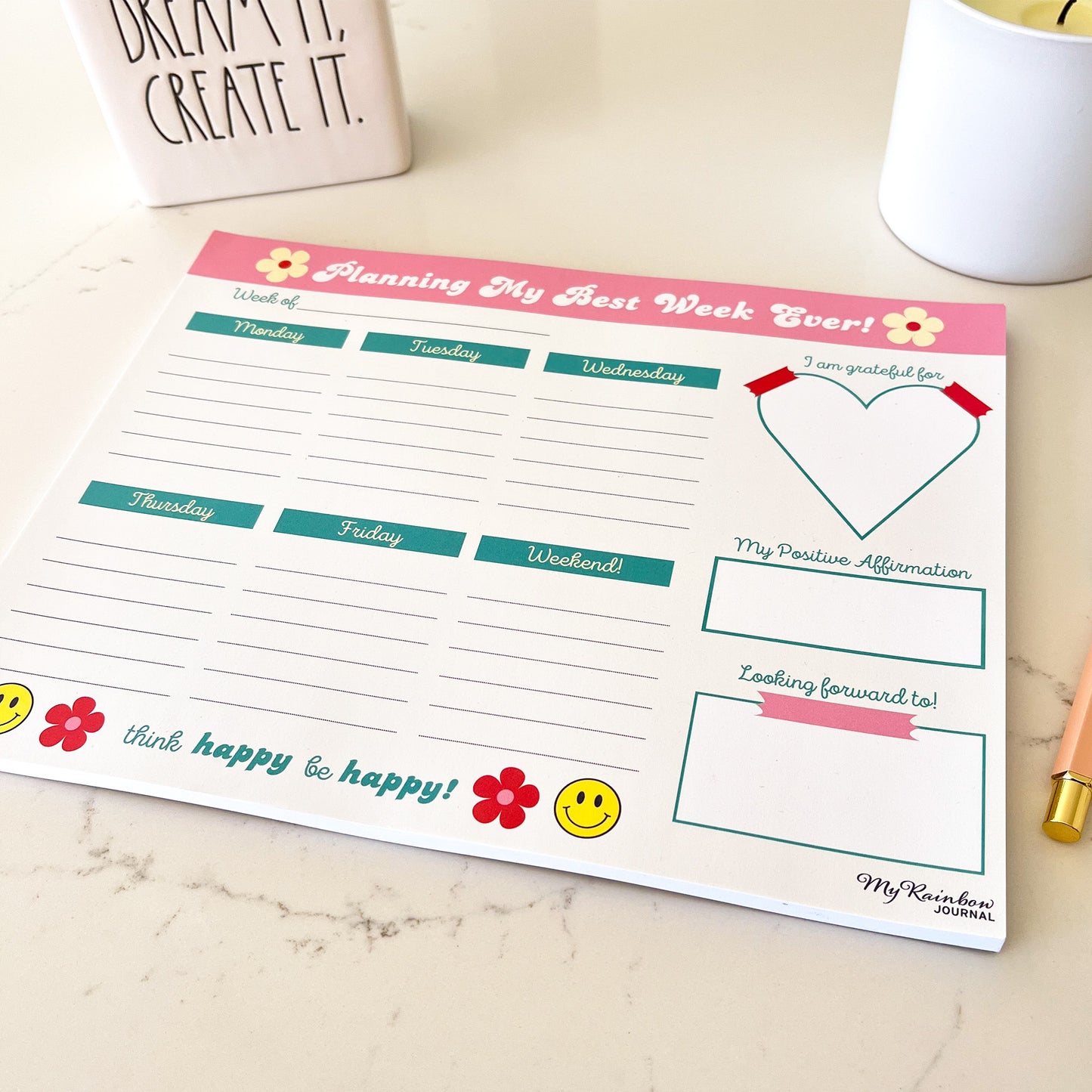 Best Week Ever Planner Pad