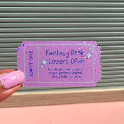 Fantasy Book Lovers Club Sticker