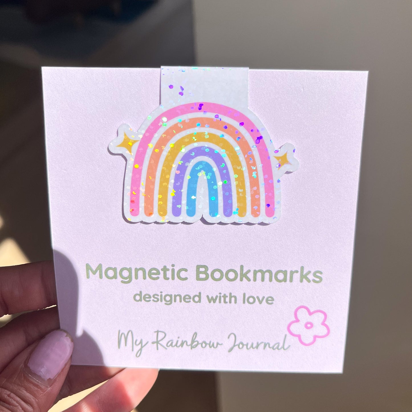 Holographic Rainbow Bookmark