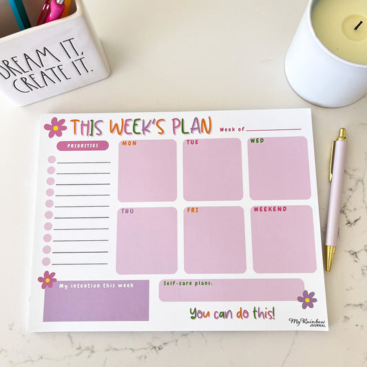 This Week's Plan Planner Pad