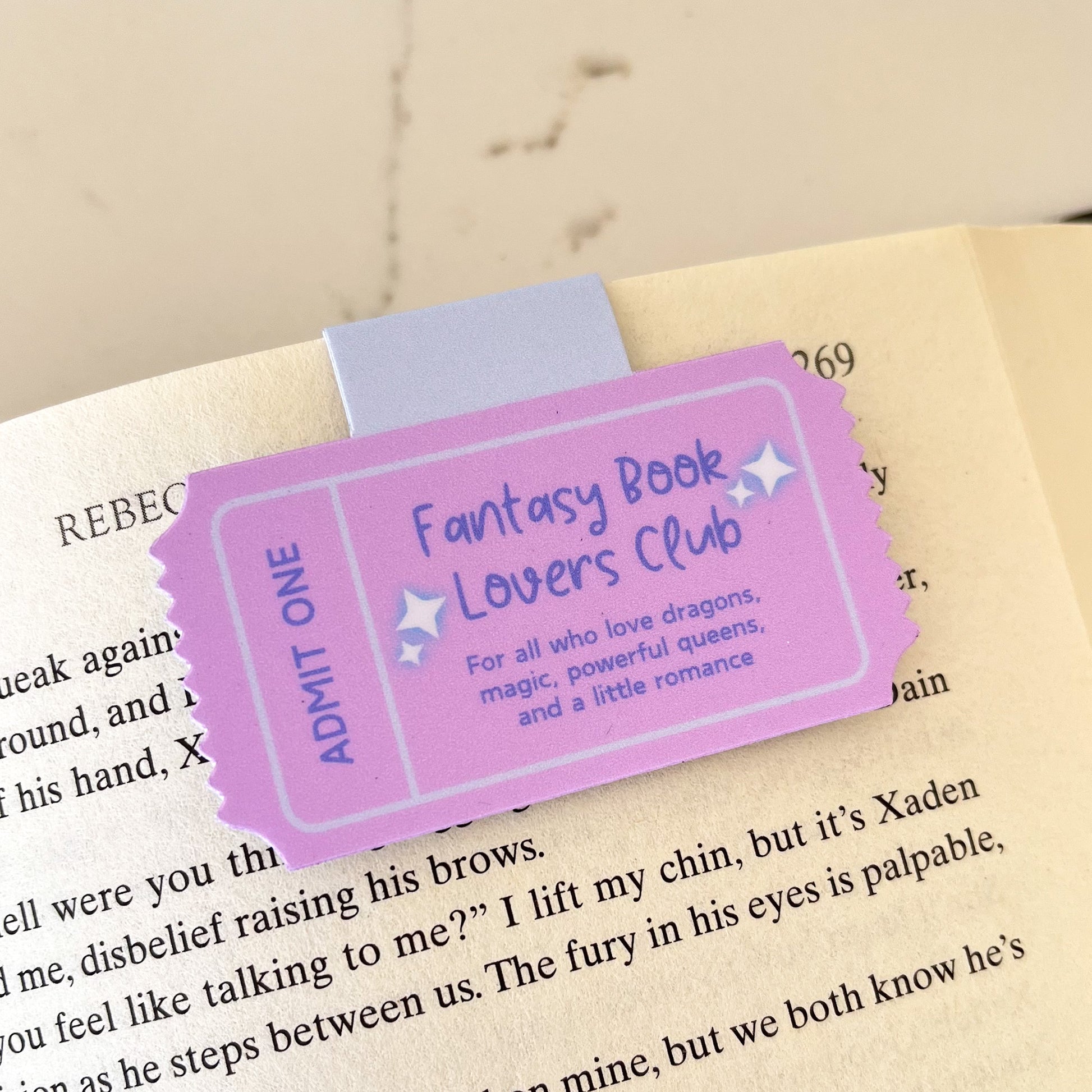 Fantasy Book Lovers Club bookmark