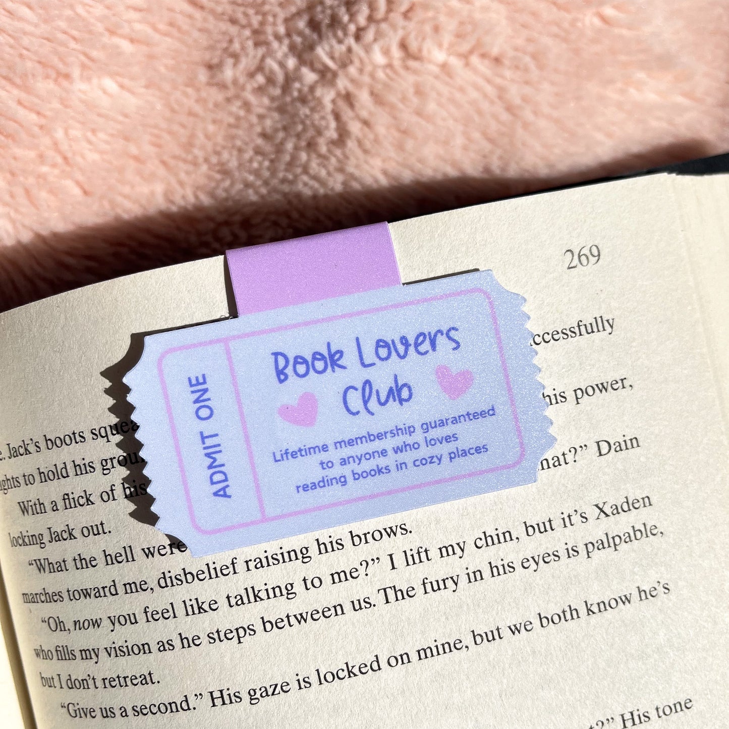 Book Lovers Club Bookmark