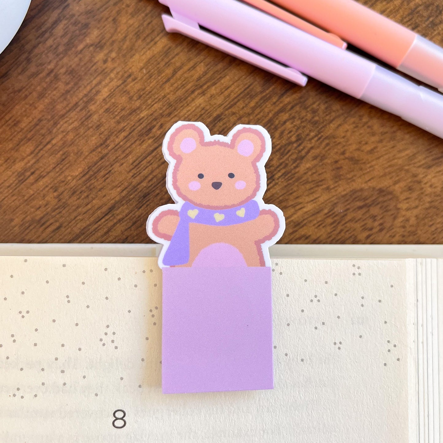 Cozy Winter Bear Bookmark