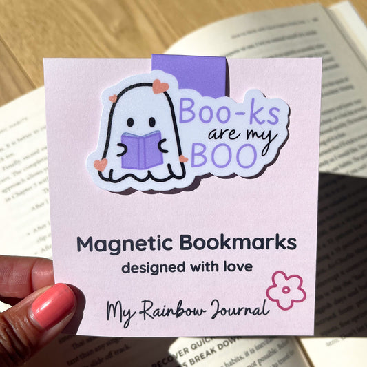 Bookish Ghostie magnetic bookmark