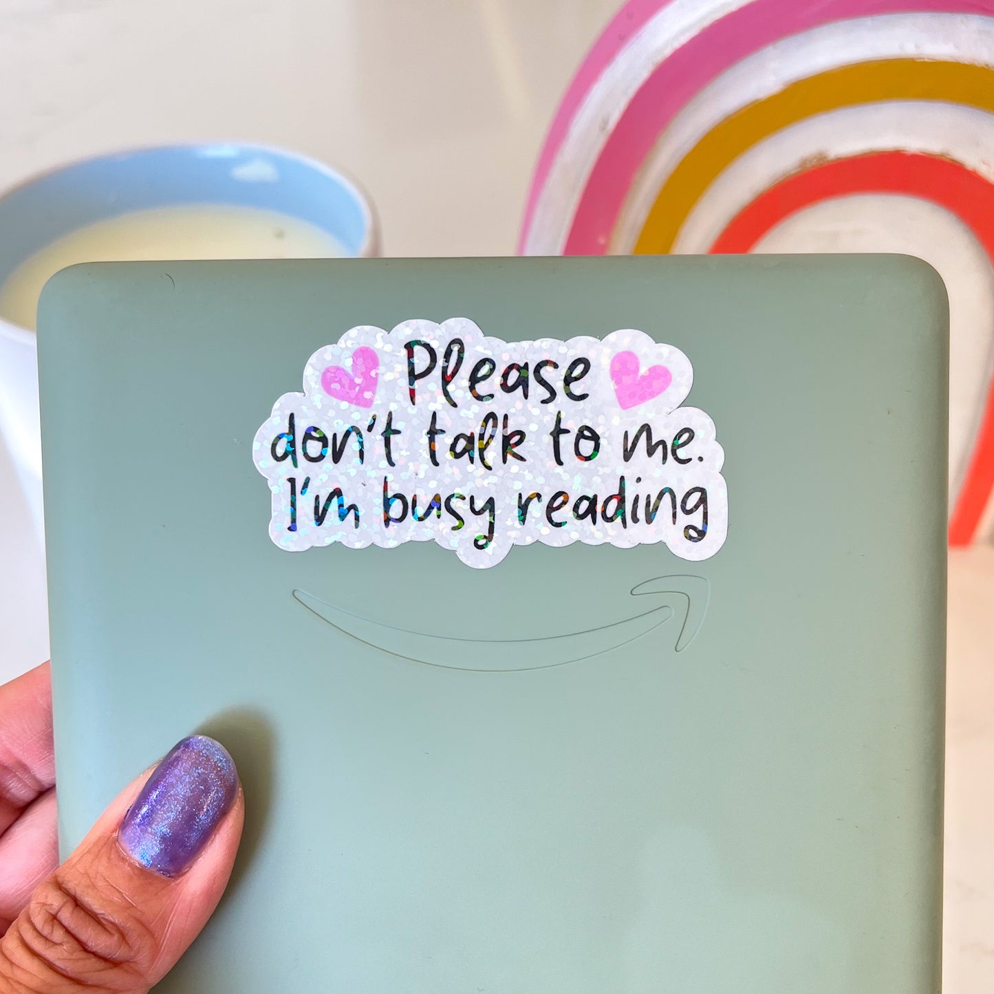 I'm Busy Reading Sticker