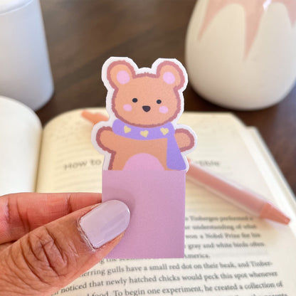 Cozy Winter Bear Bookmark