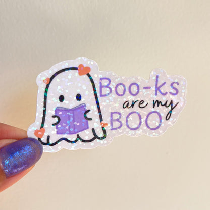 Bookish Ghostie Sticker