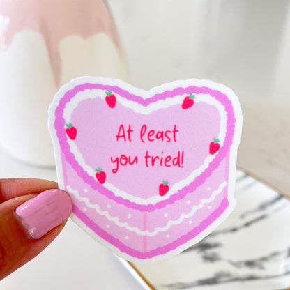 Pink Cake Sticker