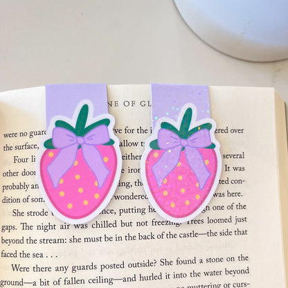 Coquette Strawberry Bookmark