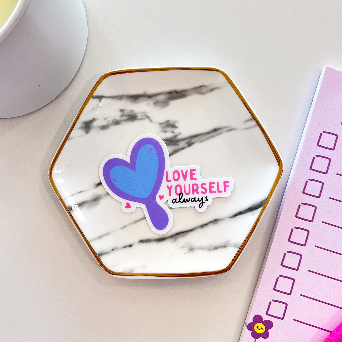 Love Yourself Mirror Sticker