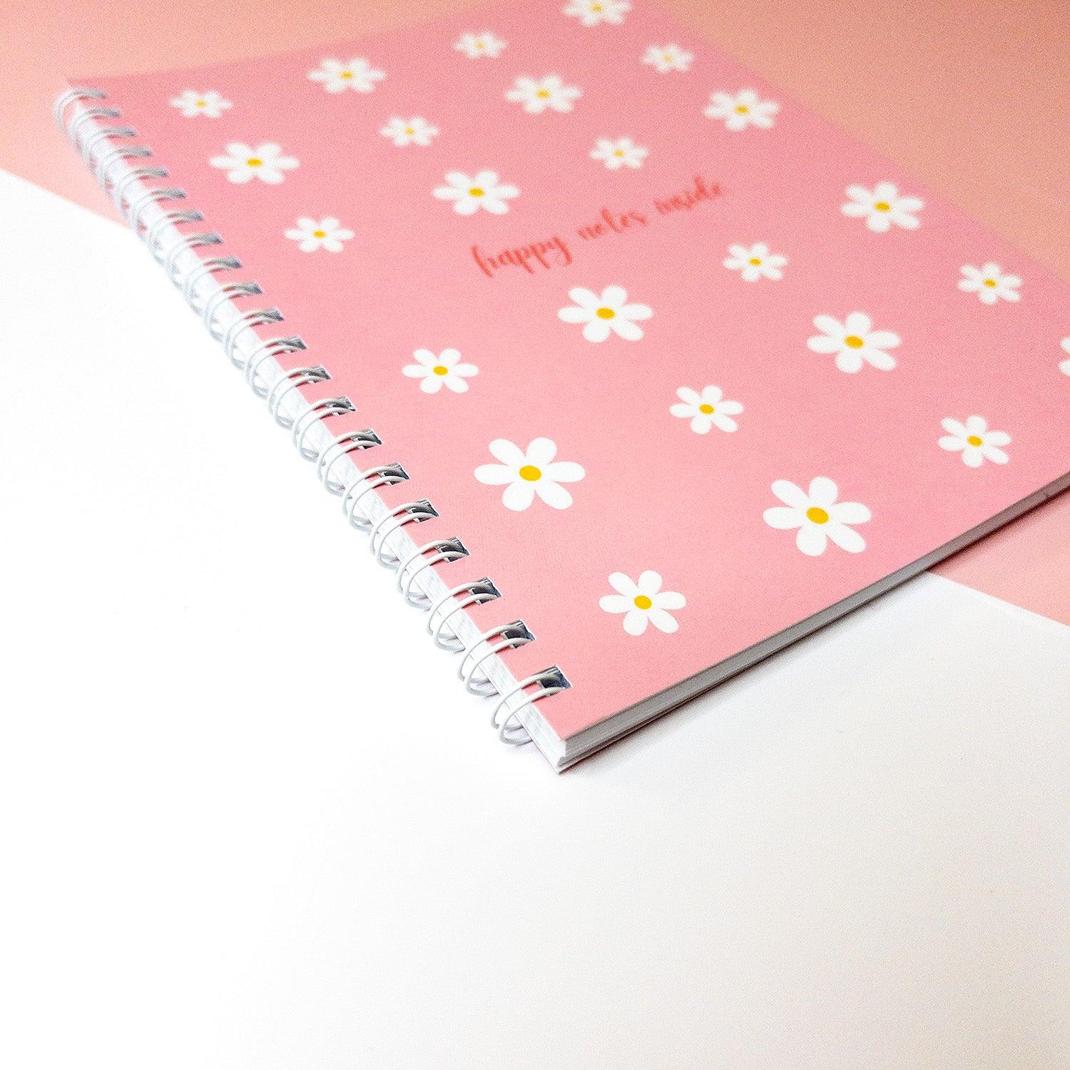 Pink Daisies Small Notebook