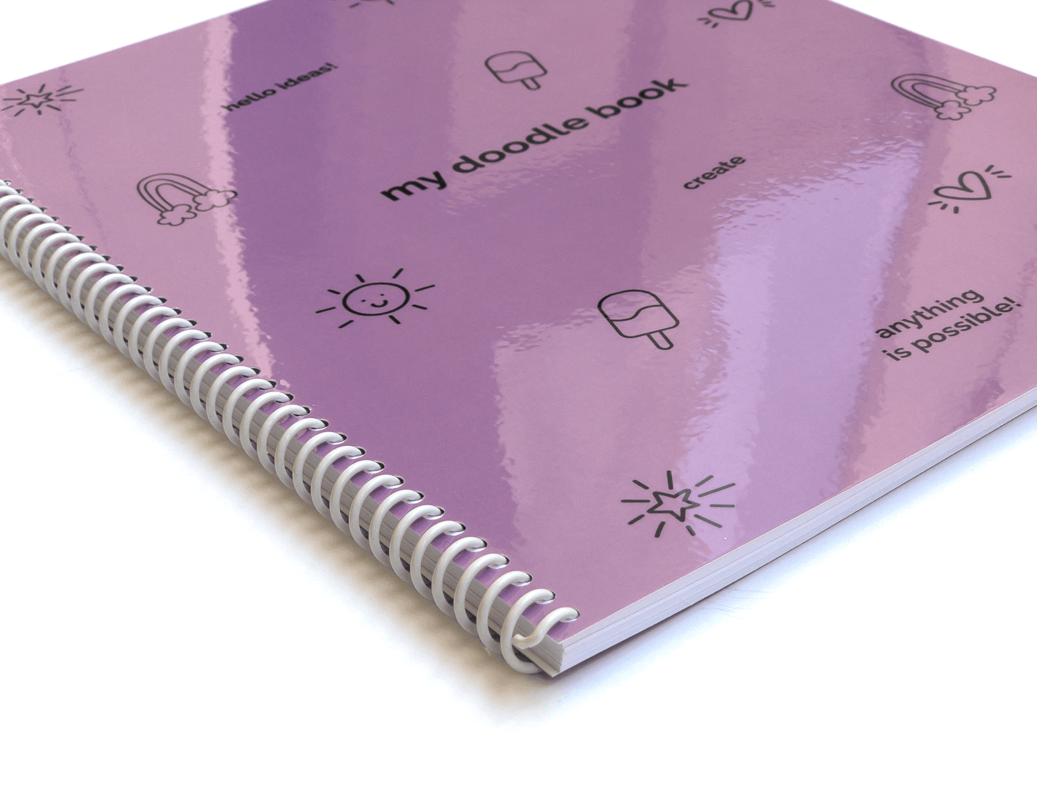 My Purple Doodle Book - Notebook