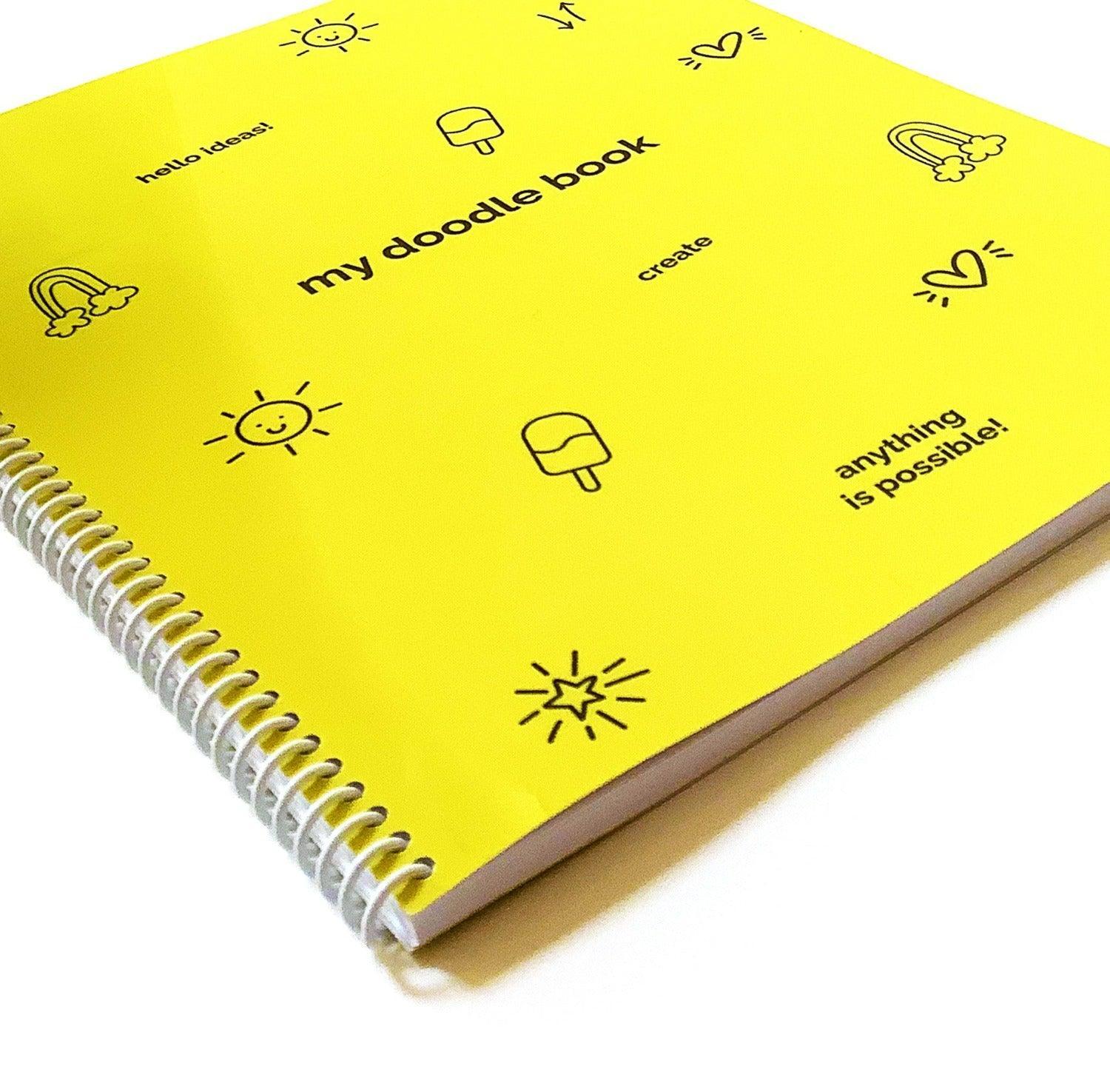 My Yellow Doodle Book - Notebook
